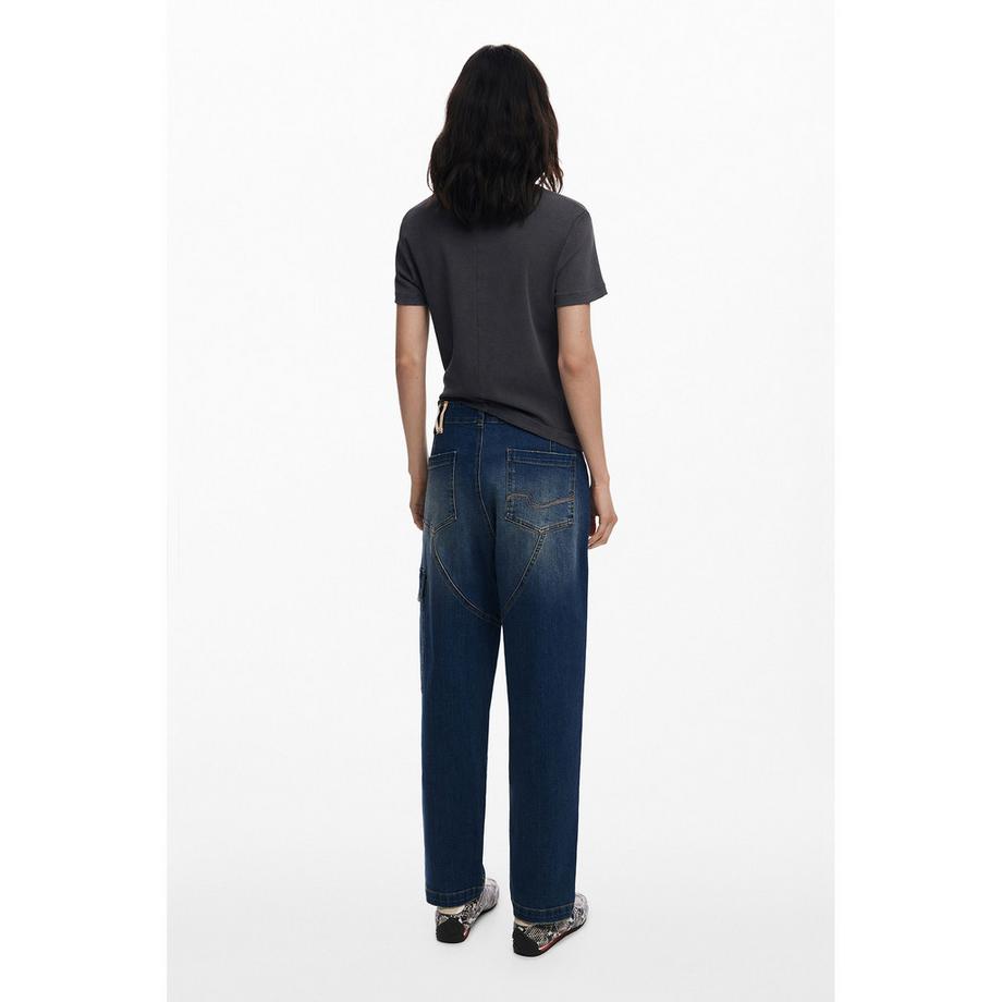 Desigual T-Shirt avec logo en relief  