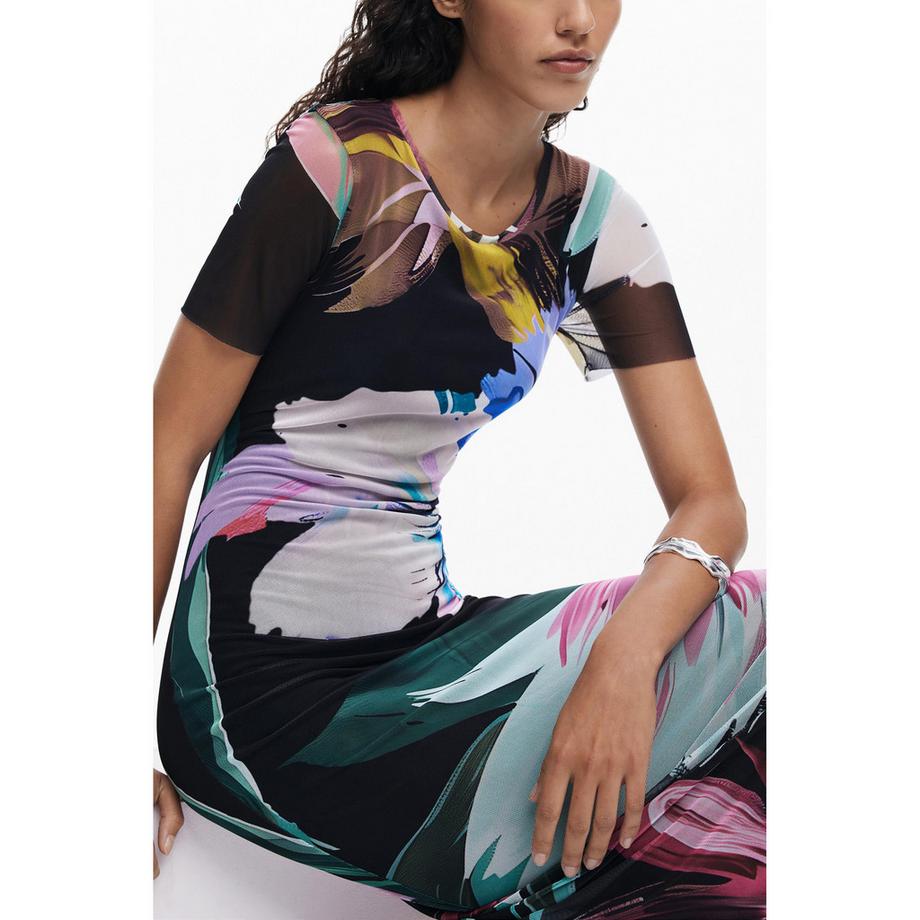 Desigual Abito lungo stampa floreale  