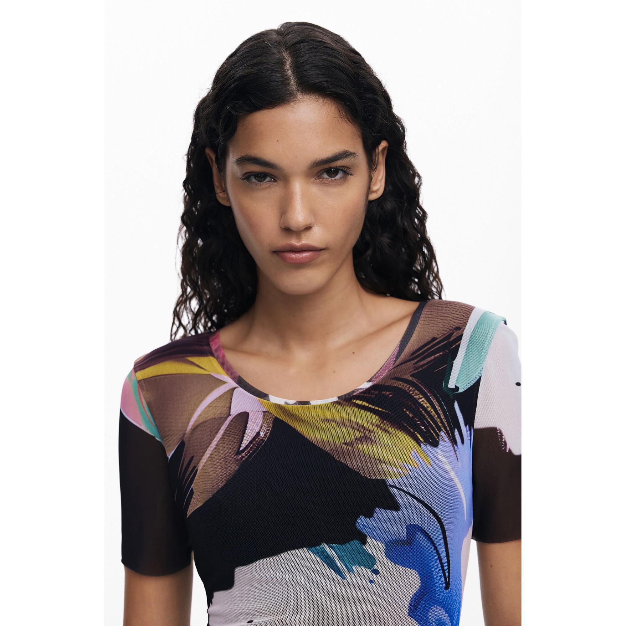 Desigual Vestito lungo stampa floreale  