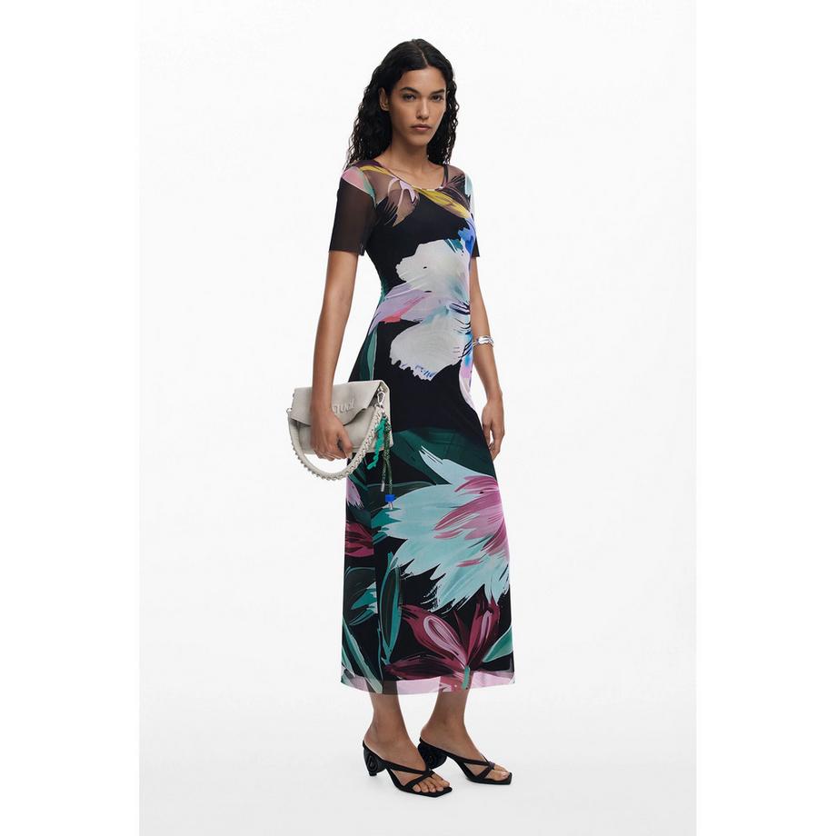 Desigual Geblümtes Maxi-Kleid  