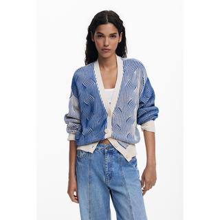 Desigual Cardigan Col V Motif  