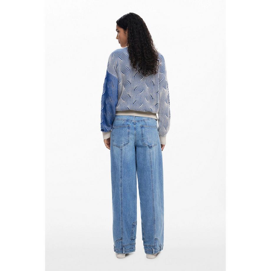 Desigual Cardigan Col V Motif  