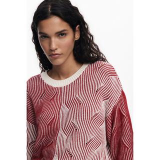 Desigual Gemusterter Strickpullover  
