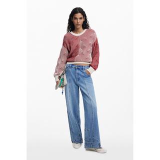 Desigual Gemusterter Strickpullover  