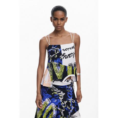 Desigual Gestreifte Regular Fit Bluse  