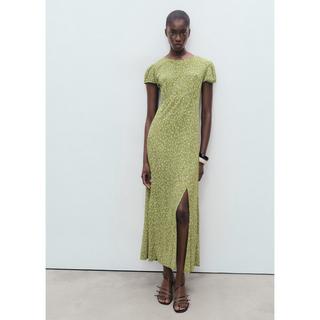 MANGO POMELO Geblümtes Maxikleid  