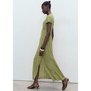 MANGO POMELO Geblümtes Maxikleid  