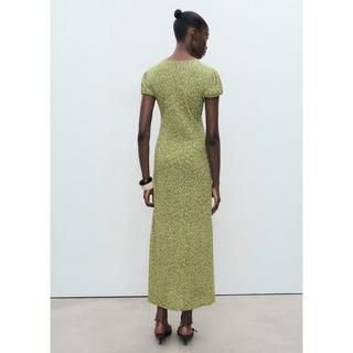 MANGO POMELO Geblümtes Maxikleid  