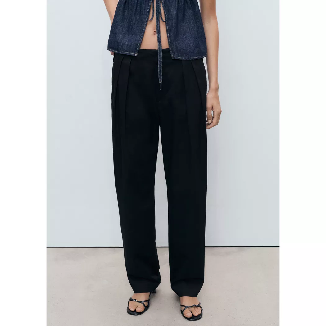 Mango - Hose, für Damen, Black, Größe 34 5