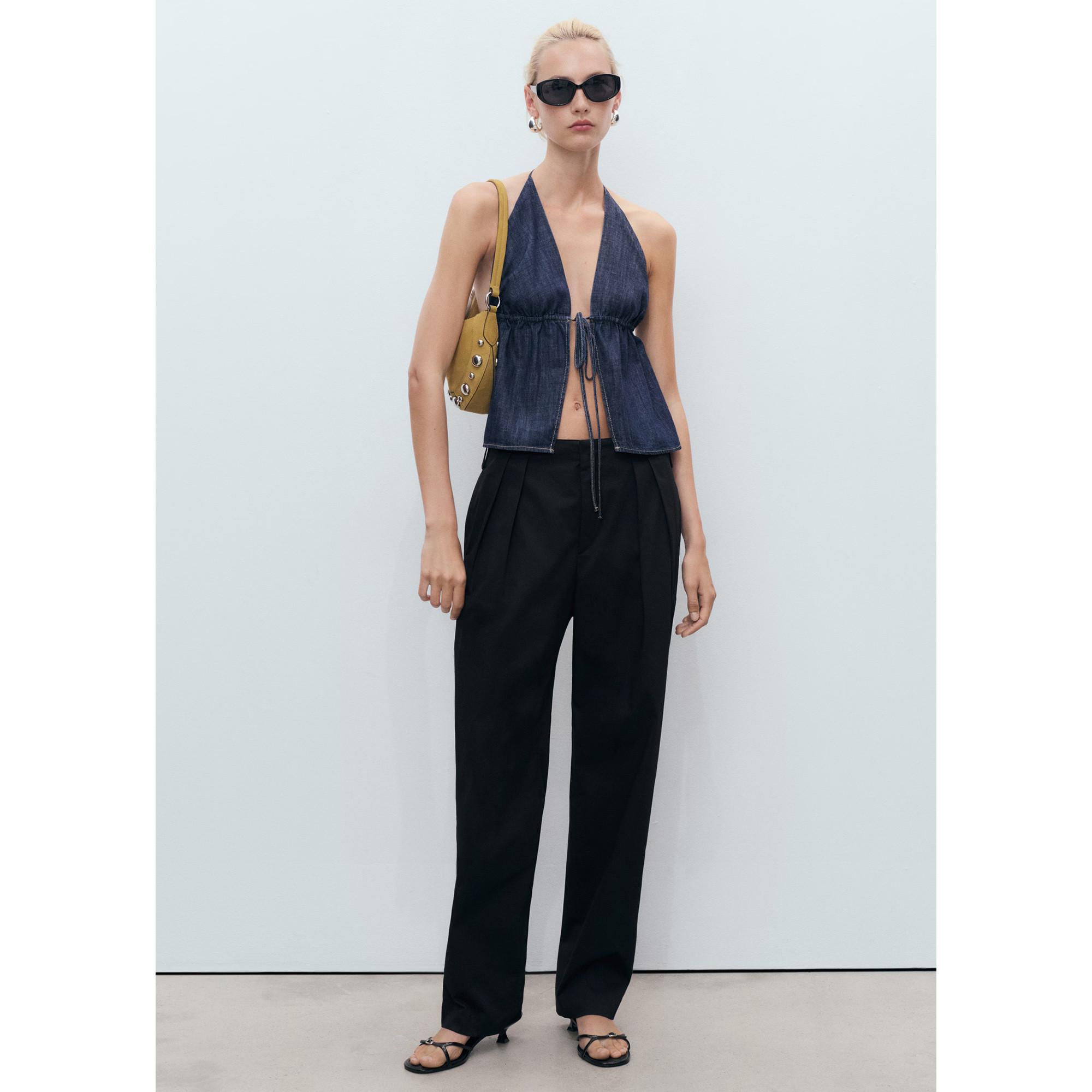 MANGO Mara Pantalon Coupe Droite  