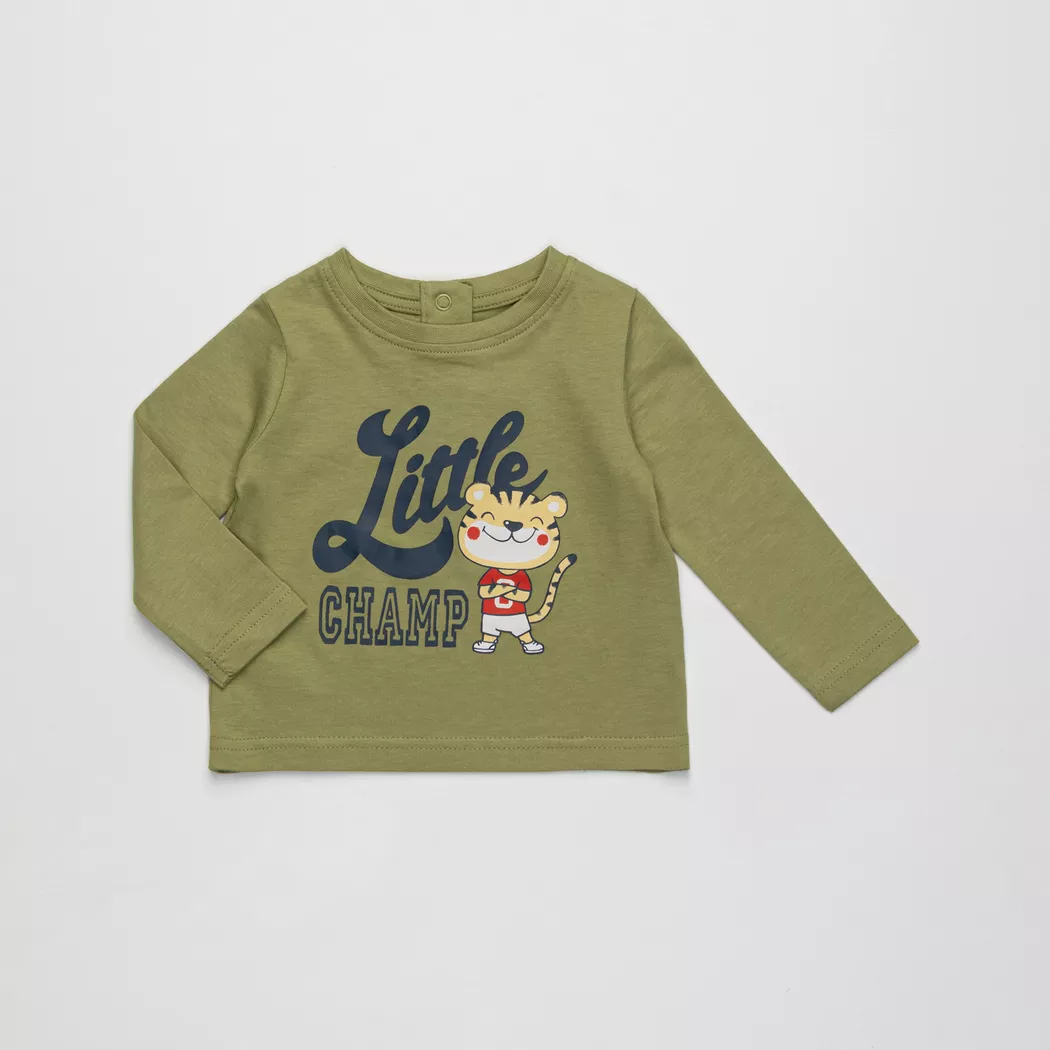 Manor Baby - T-Shirt, langarm, 68, Grün