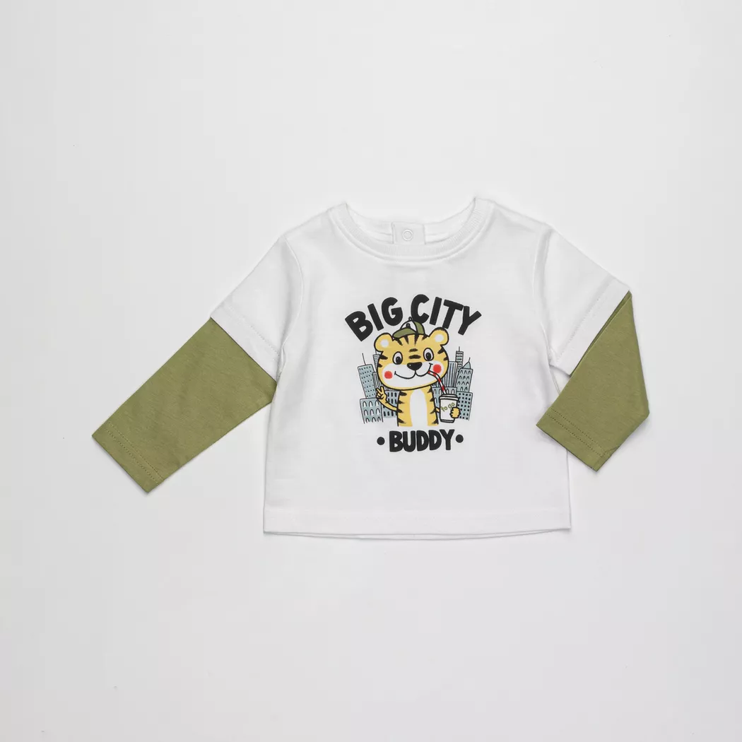 Manor Baby Long Sleeve T-Shirt White 98 4
