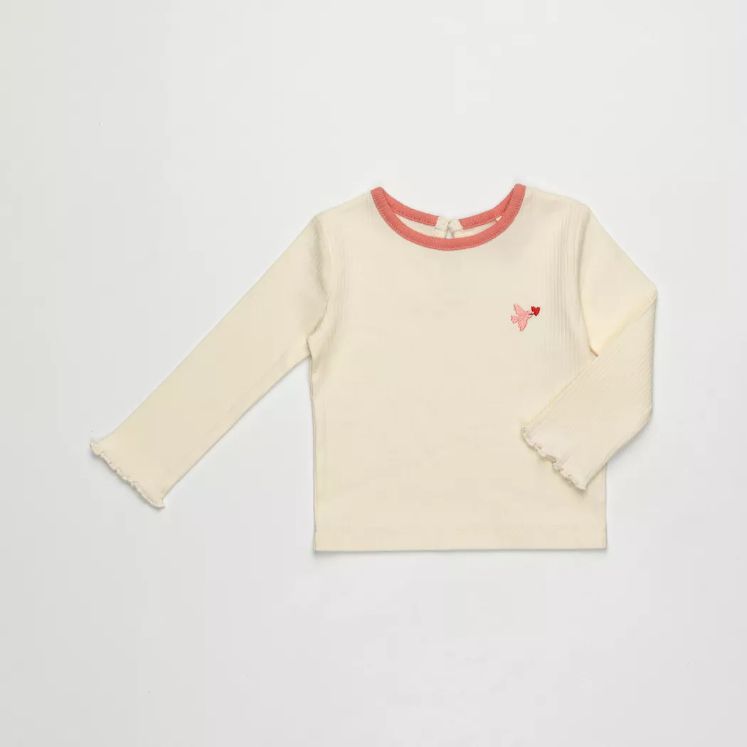 Manor Baby - T-Shirt, langarm, 86, Offwhite
