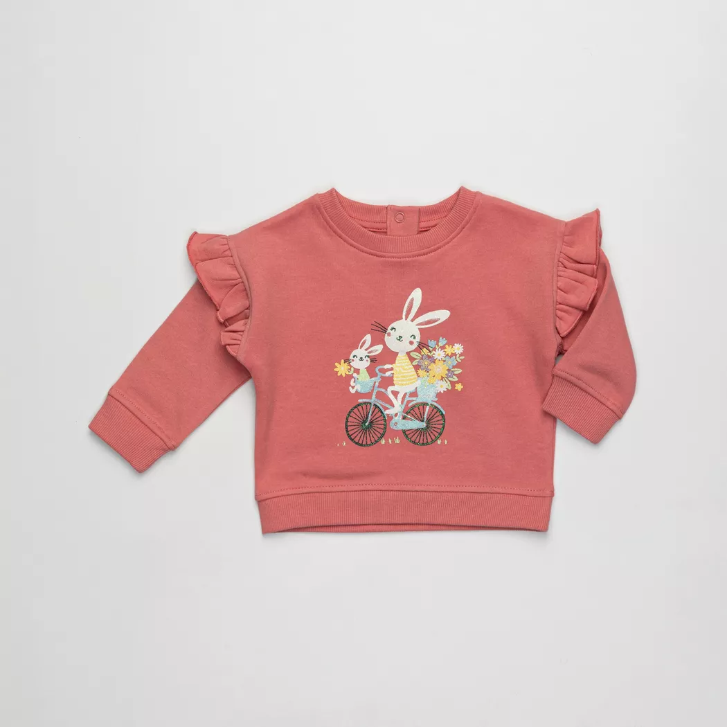 Manor Baby - T-Shirt, langarm, 86, Pink 2