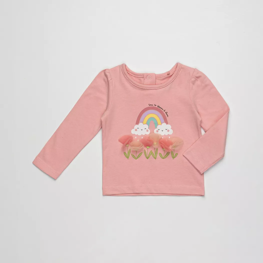 Manor Baby - T-Shirt, langarm, 92, Rosa