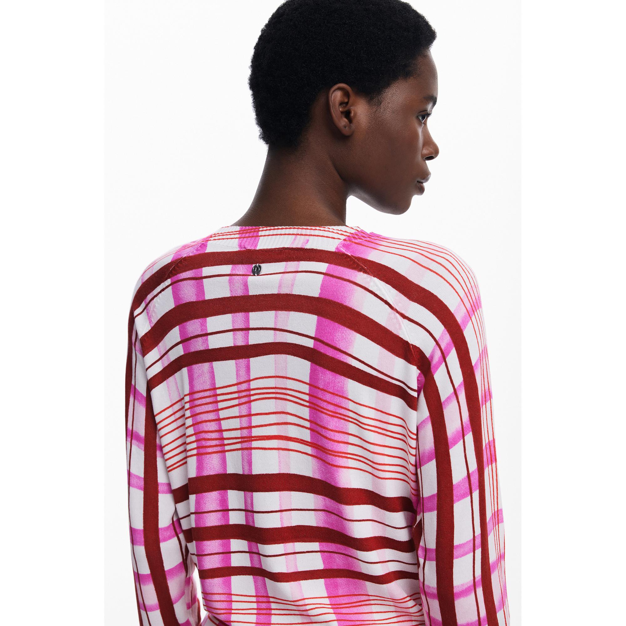 Desigual Pull Manches Longues Motif  