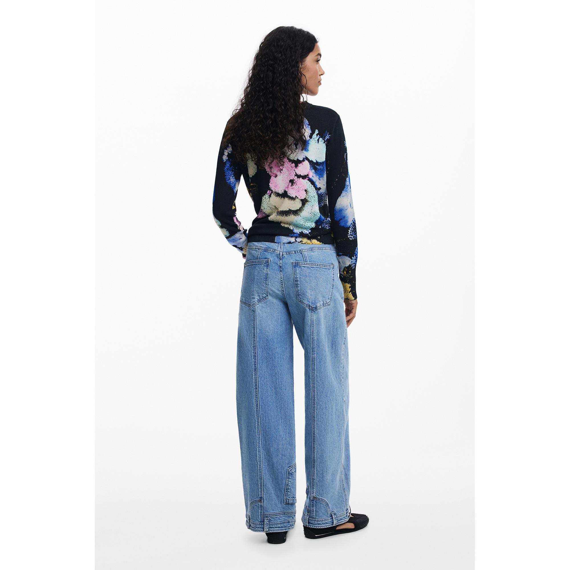 Desigual Blumenmuster Pullover  