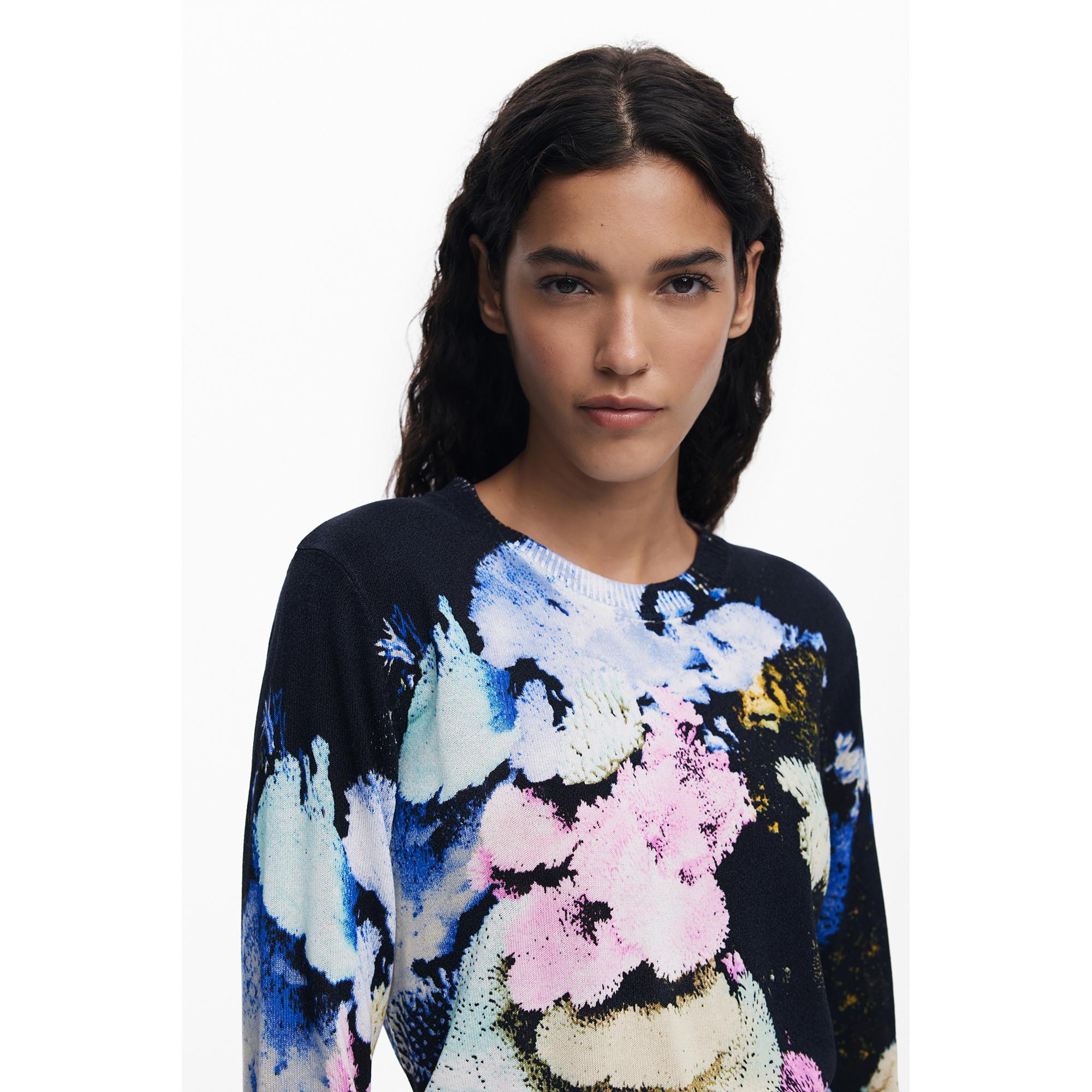 Desigual Blumenmuster Pullover  