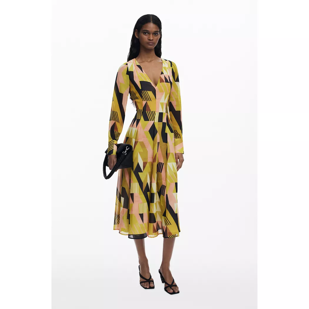 Desigual Robe conçue par Mr. Christian Lacroix GREEN S female
