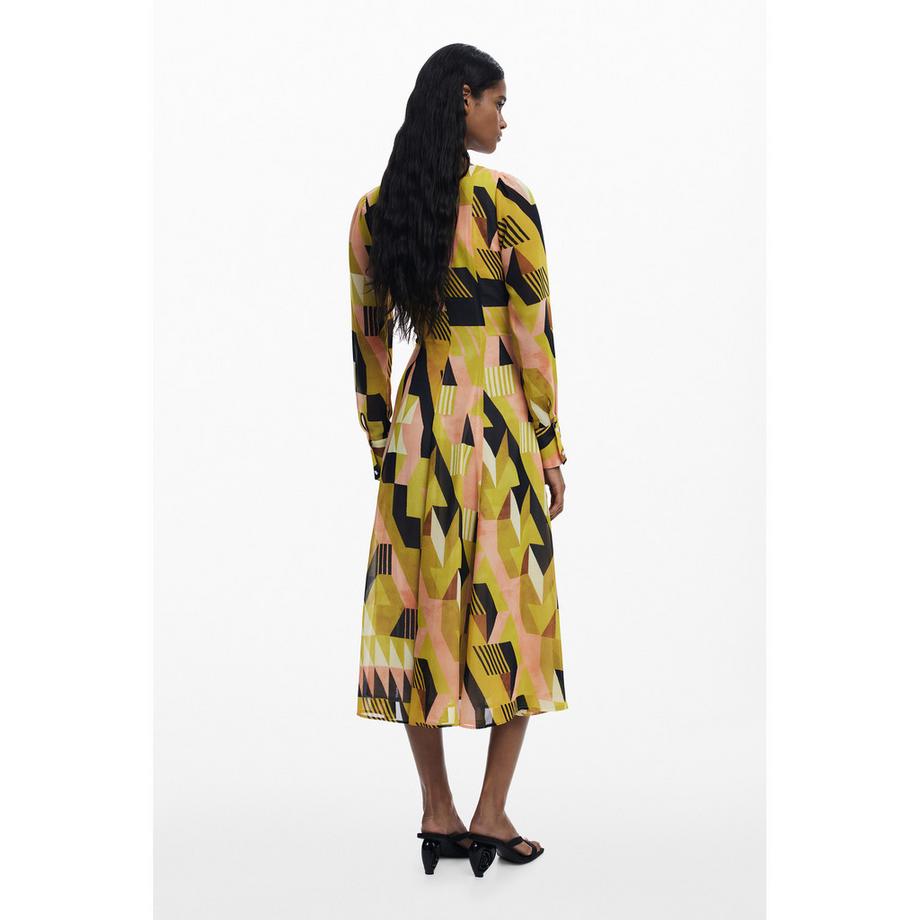 Desigual Robe Midi Imprimé Géométrique  