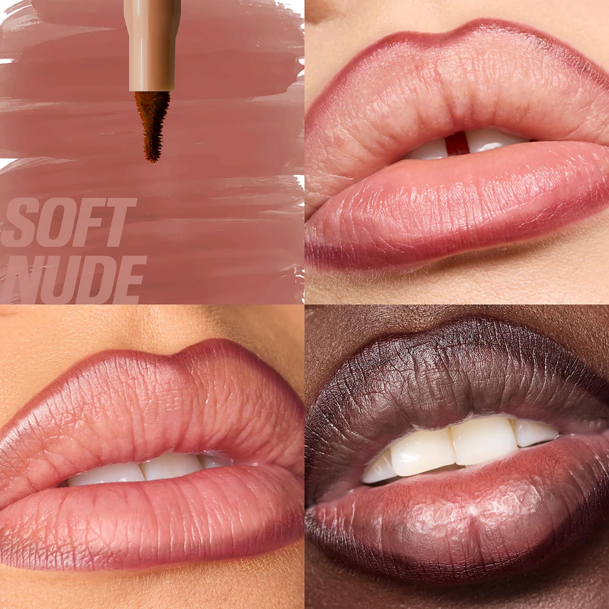 Huda Beauty  Makeout Sesh Lip Duo Peachy Nudes - Set per labbra 