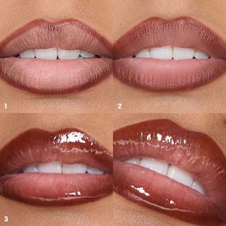Huda Beauty  Makeout Sesh Lip Duo Peachy Nudes - Set per labbra 
