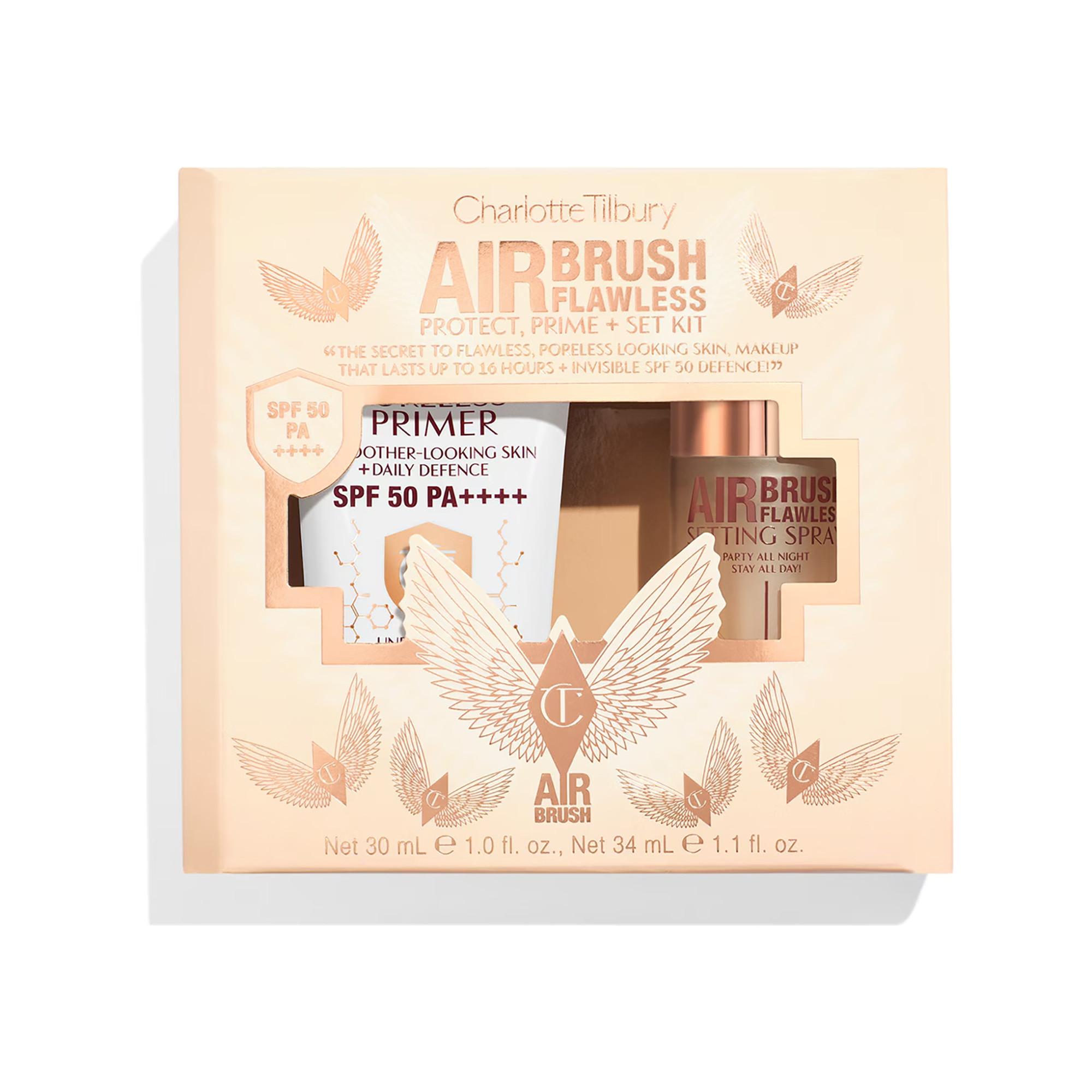 CHARLOTTE TILBURY  Airbrush Flawless Protect Prime + Set Kit - Coffret Cadeau 
