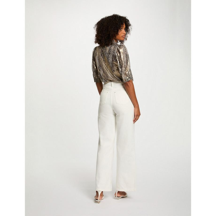 MORGAN Animal Print Bluse  