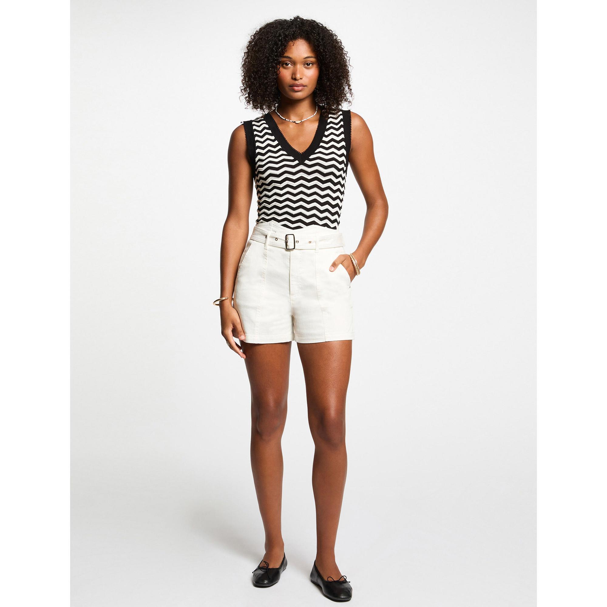 MORGAN Maglione senza maniche scollo a V  