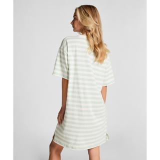 Hunkemöller Gestreiftes Kurzarm Nachthemd  