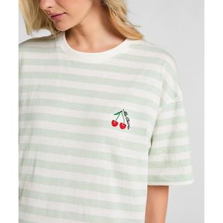 Hunkemöller Gestreiftes Kurzarm Nachthemd  