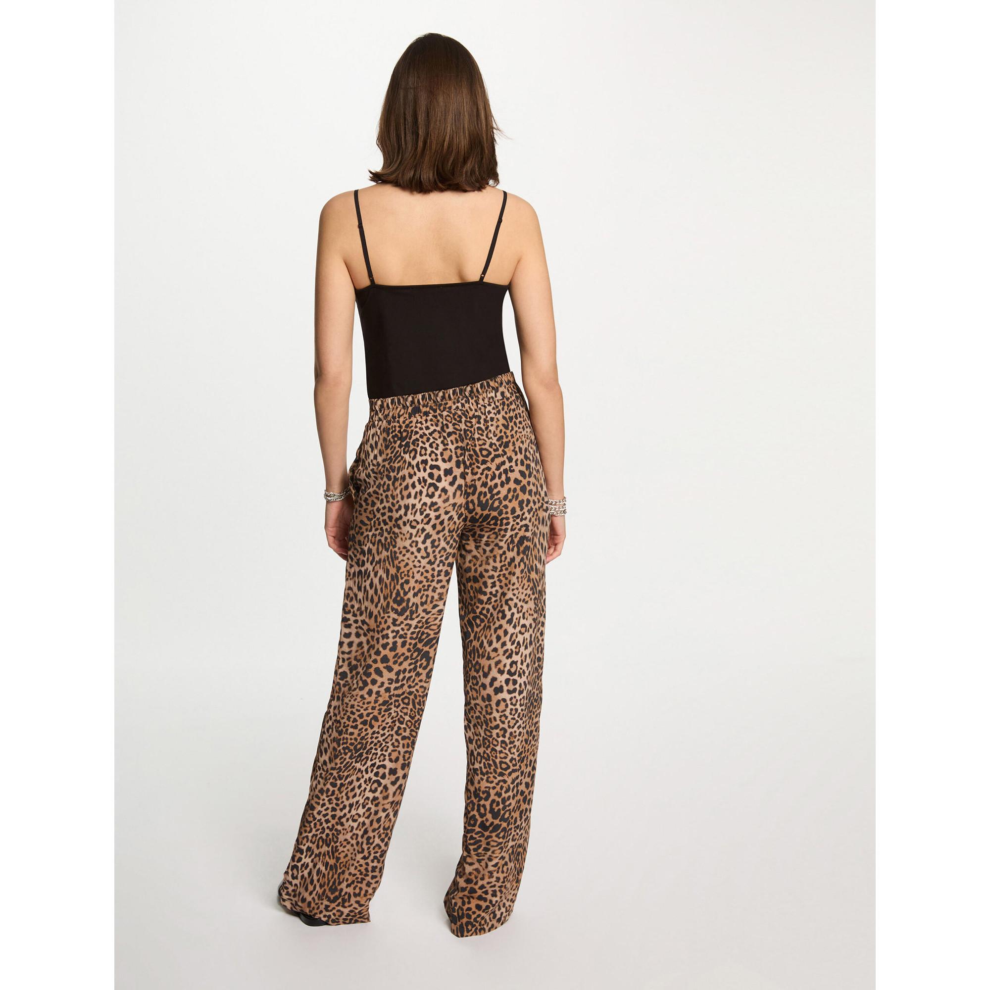 MORGAN Top con Spalline Sottili e Bordo in Pizzo  