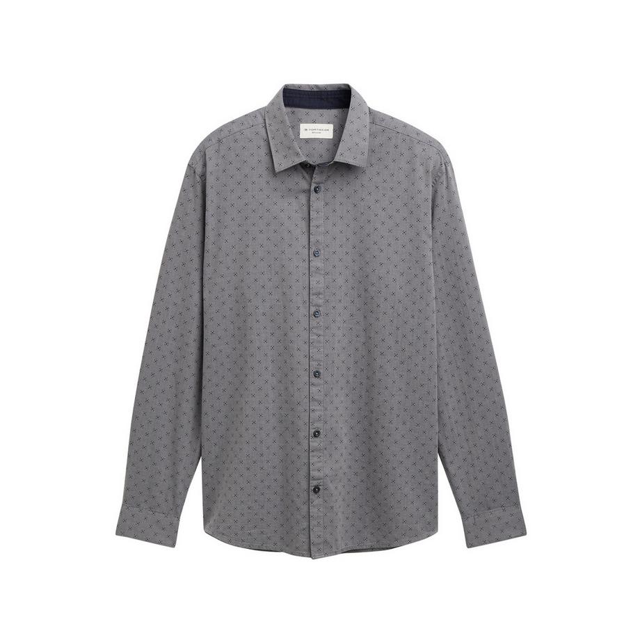 TOM TAILOR Camicia strutturata a maniche lunghe  