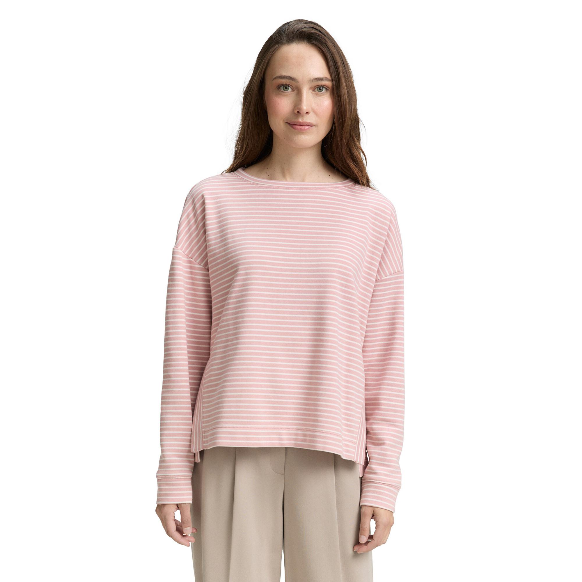 TOM TAILOR Gestreiftes Langarm Sweatshirt  