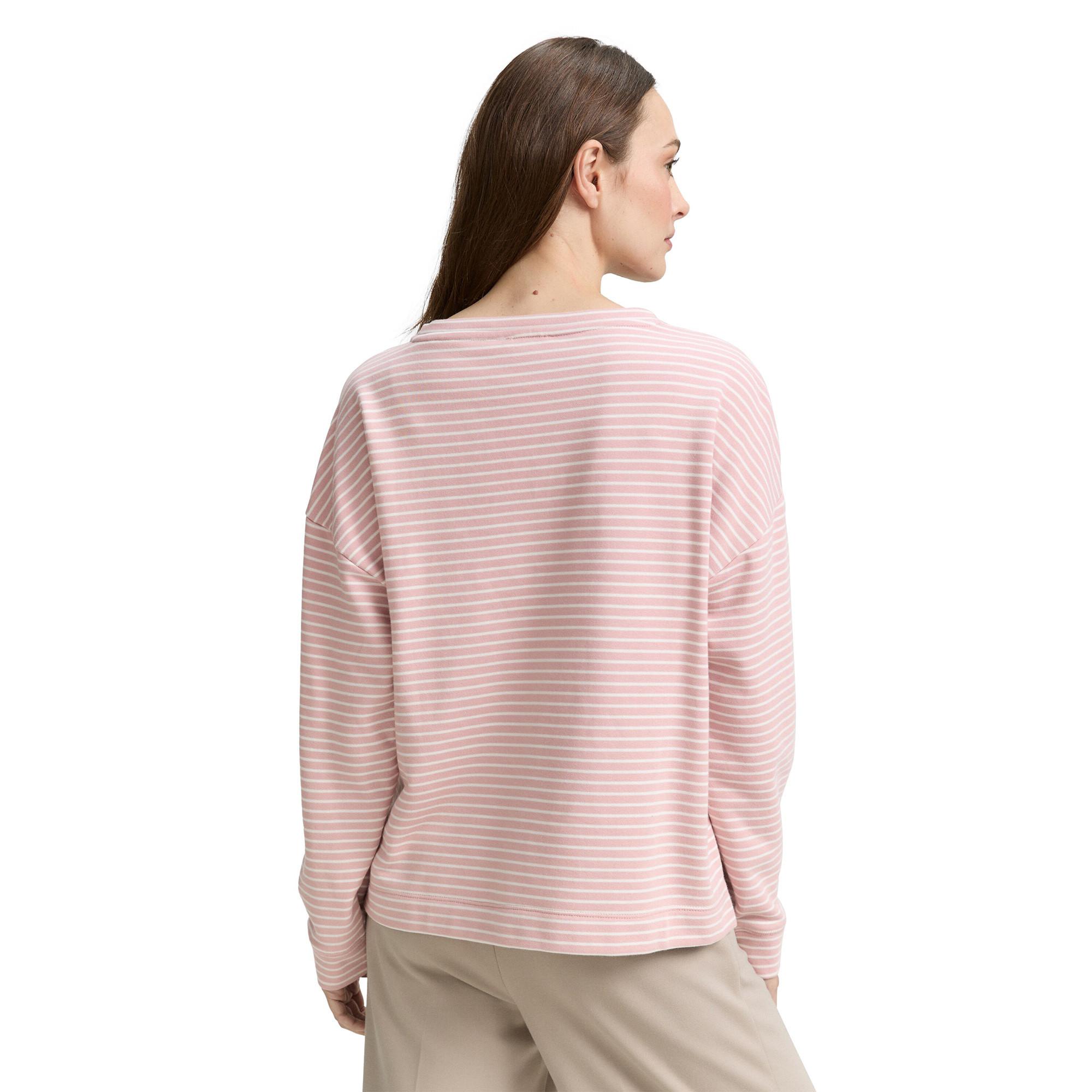TOM TAILOR Gestreiftes Langarm Sweatshirt  