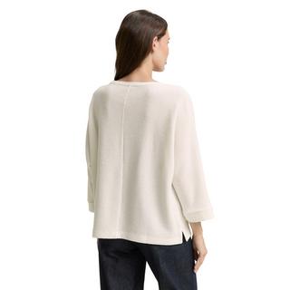 TOM TAILOR Strukturierter Rundhals 3/4 Arm Pullover  