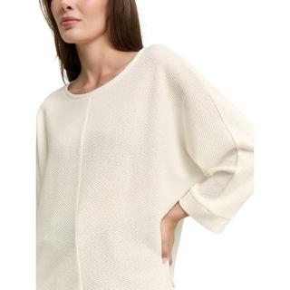 TOM TAILOR Strukturierter Rundhals 3/4 Arm Pullover  