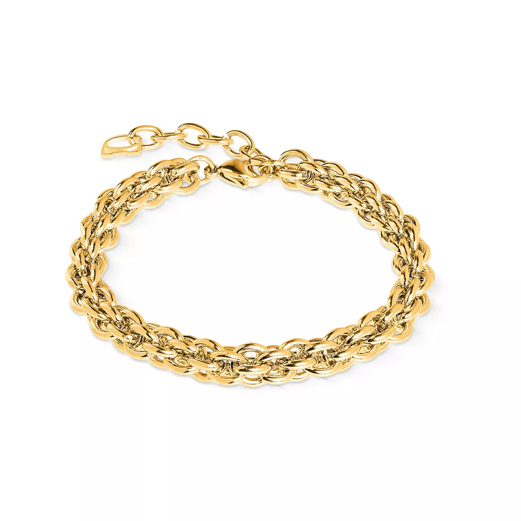 COEUR DE LION - Armband, 18cm, Goldfarben