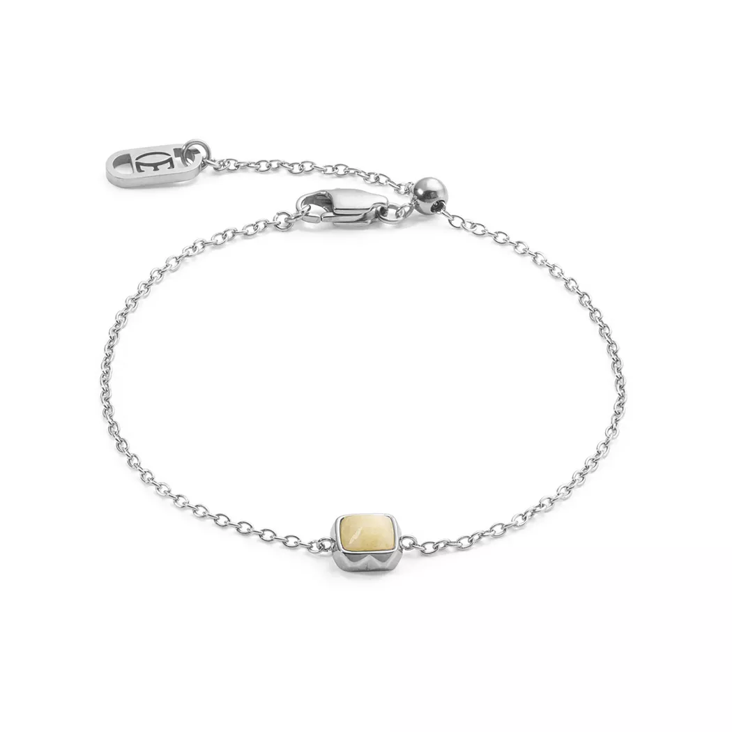 COEUR DE LION - Armband, 18cm, Silberfarben