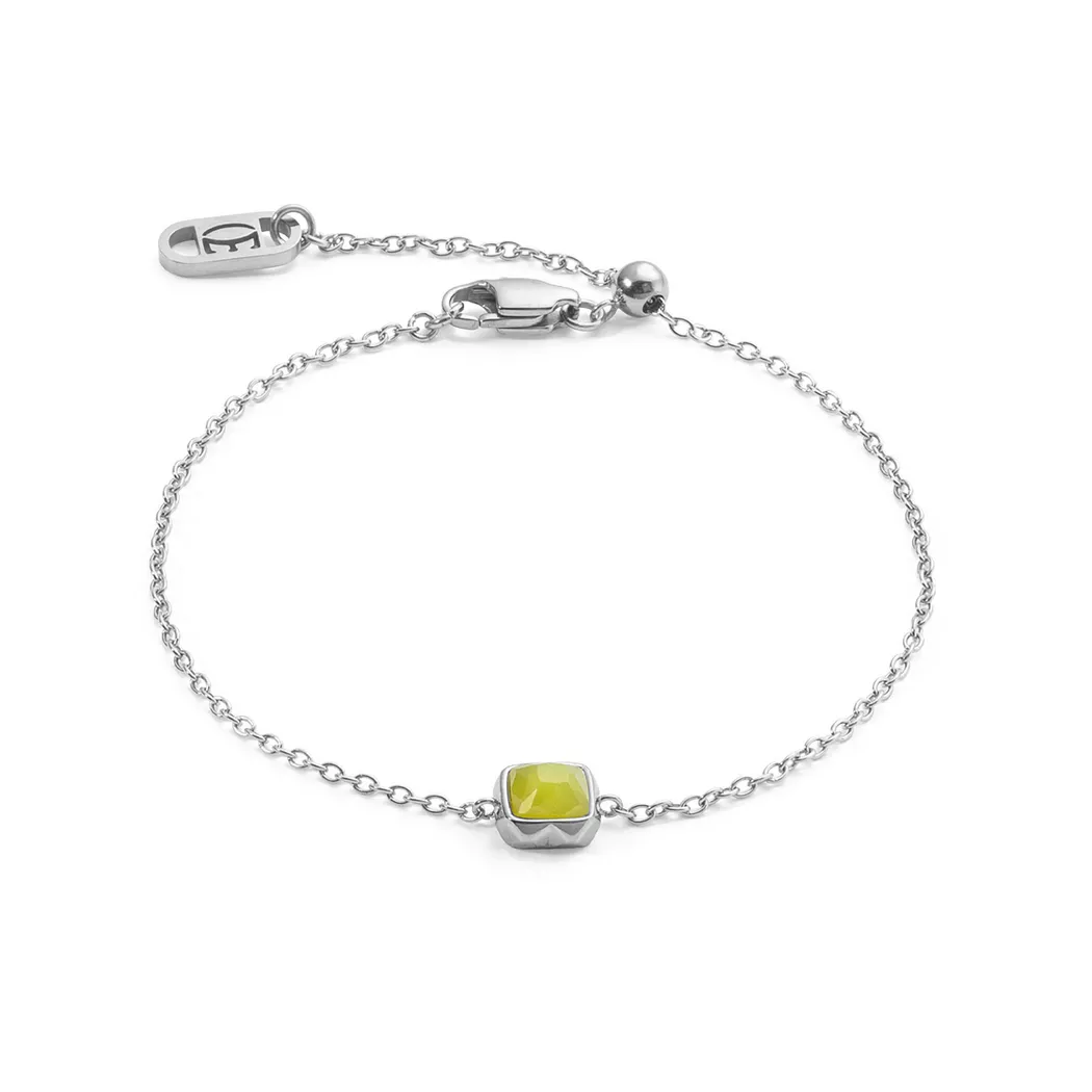 COEUR DE LION - Armband, 18cm, Silberfarben
