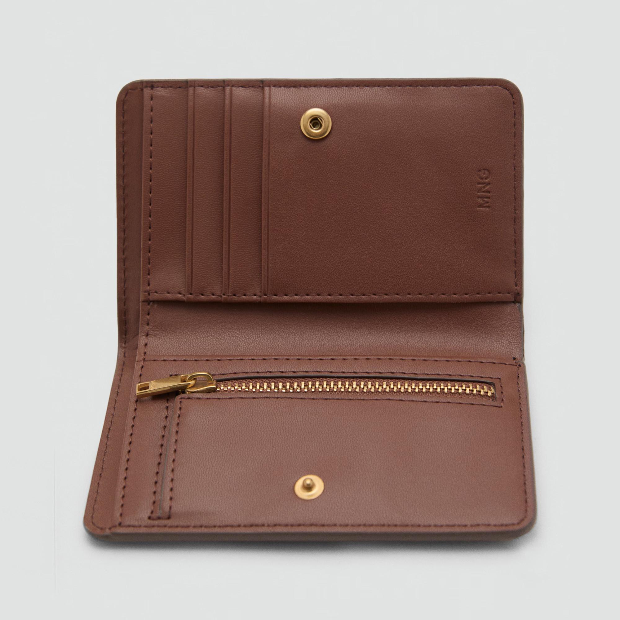 MANGO Serrat Nieten Portemonnaie  