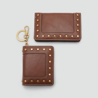 MANGO Serrat Portemonnaie à Clous avec Porte-clés  