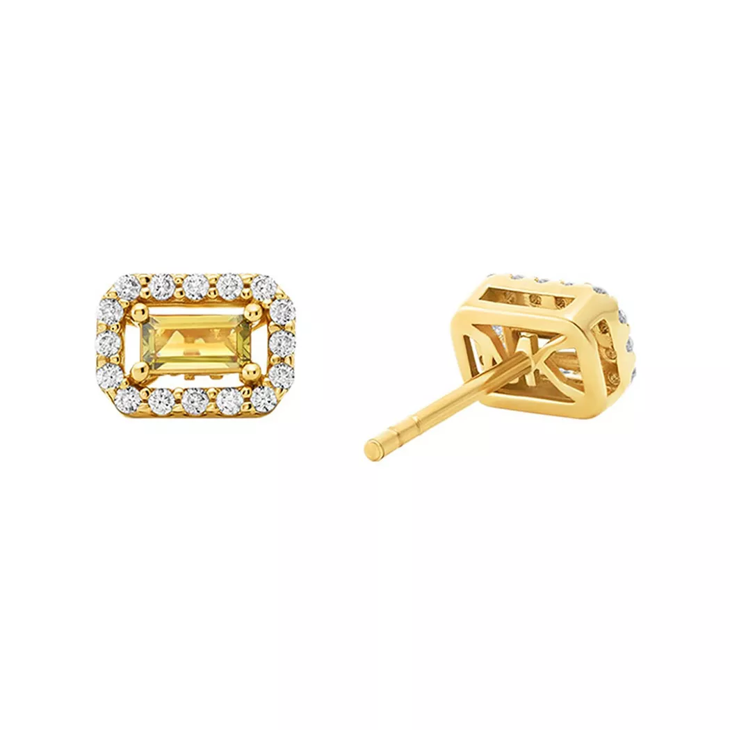 Paar Creolen MICHAEL KORS "Schmuck Geschenk Metall Ohrringe PREMIUM", gold (gelbgoldfarben, metallfarben), Ohrringe, Damen, Metall 4