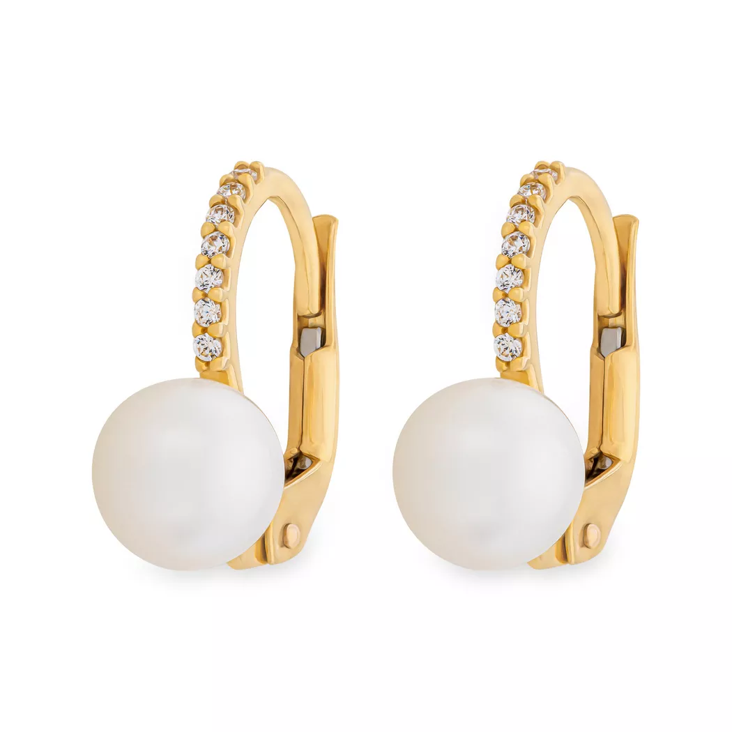 Puro® - Ohrringe, One Size, Gelbgold 9