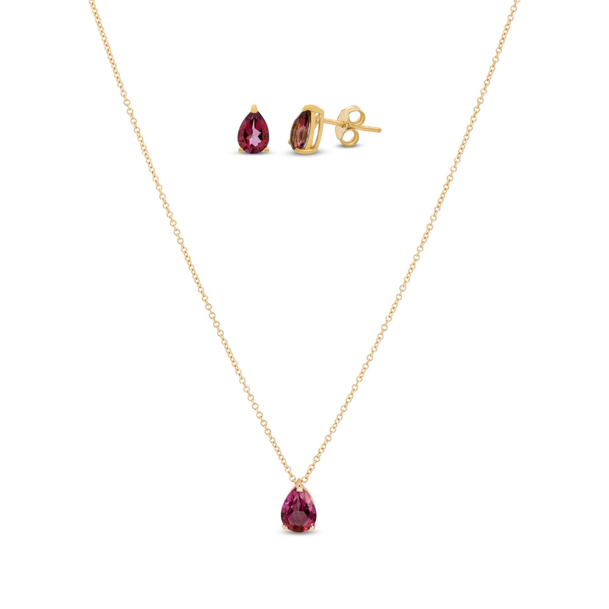 L' Atelier Gold 18 Karat by Manor  Set collier/bo 