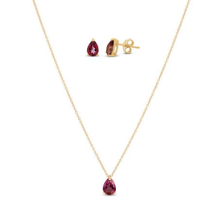 L' Atelier Gold 18 Karat by Manor  Set collier/bo 