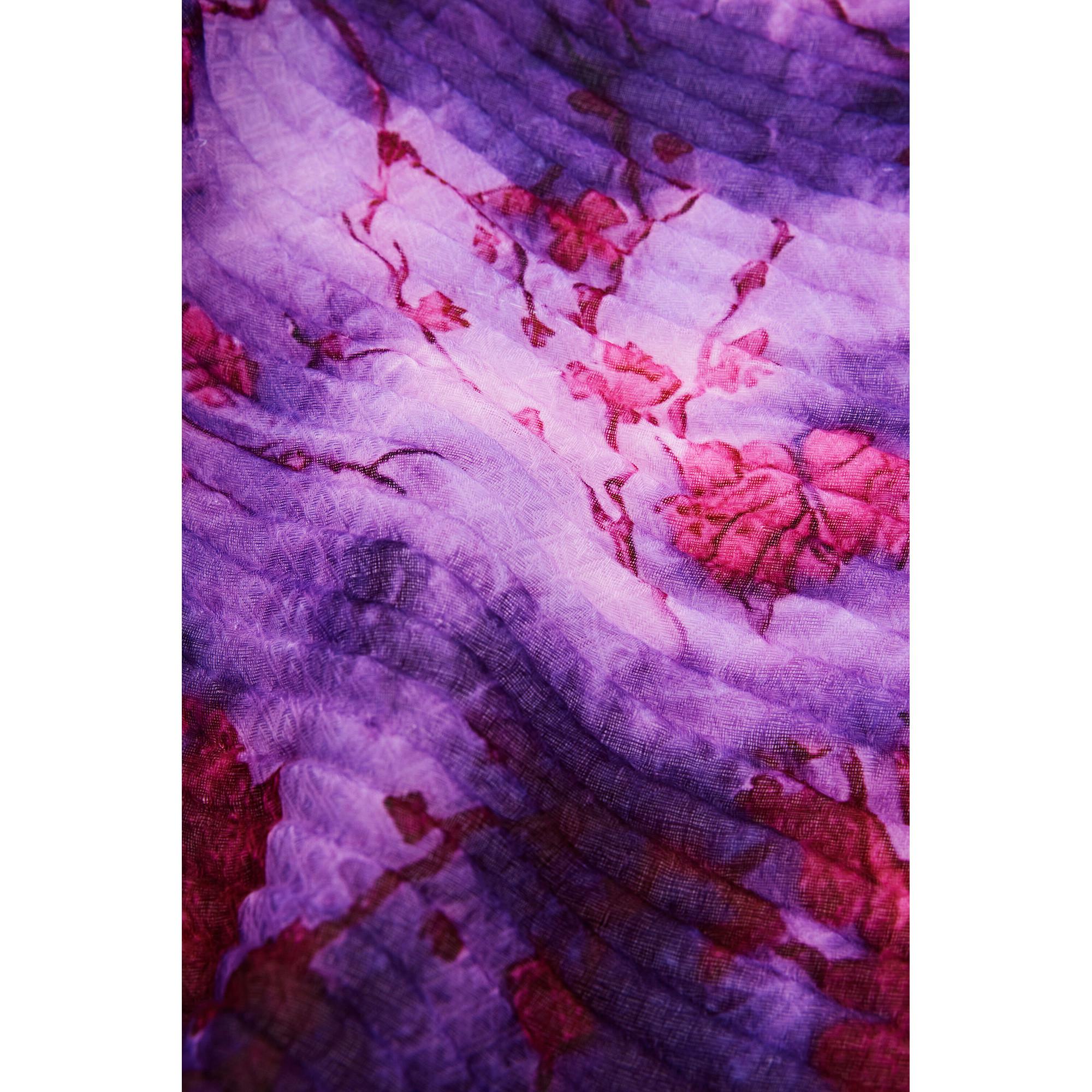 Desigual Foulard Plissé à Motif Floral  