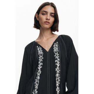 Desigual Bestickte Langarmbluse  