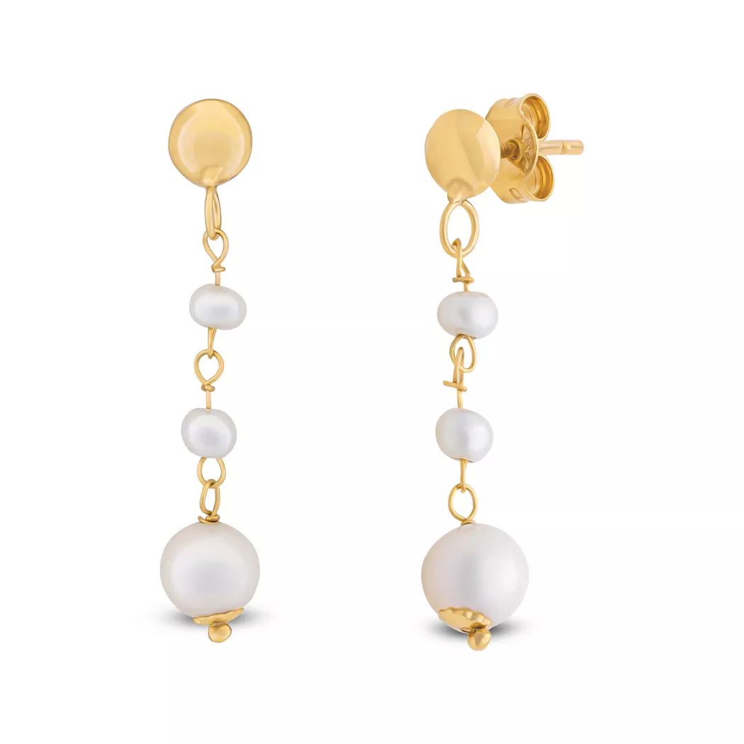 Puro® - Ohrringe, One Size, Gelbgold 4