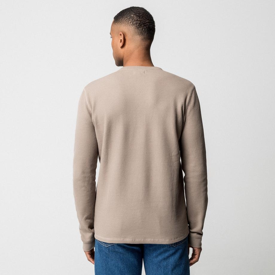 Manor Man Pull Henley Manches Longues  